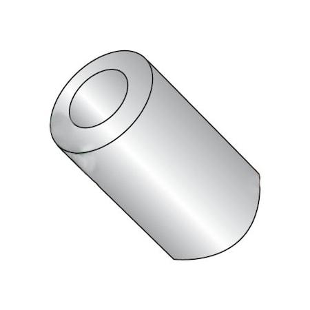 Newport Fasteners Round Spacer, #8 Screw Size, Plain 18-8 Stainless Steel, 1/4 in Overall Lg, 0.166 in Inside Dia 119270